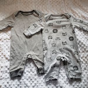 (3/$20) Two Old Navy 0-3 Rompers